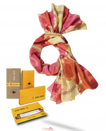 Палантин Женский SN40-FL.ABSTRAITE/CITRON